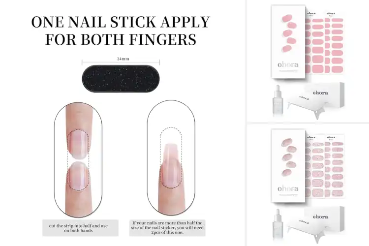 Detailed view of Best 15 Size Nail Wrap Set