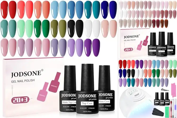 Detailed view of Best 23 Piece Gel Nail Polish Set
