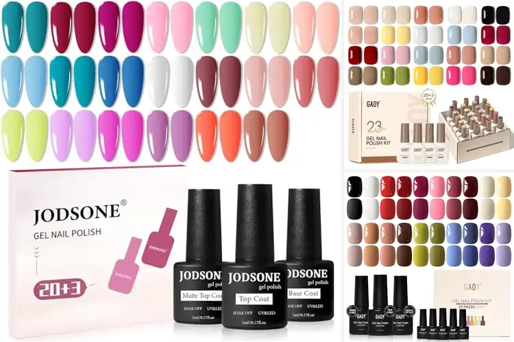 Detailed view of Best 23 Piece Gel Polish Set