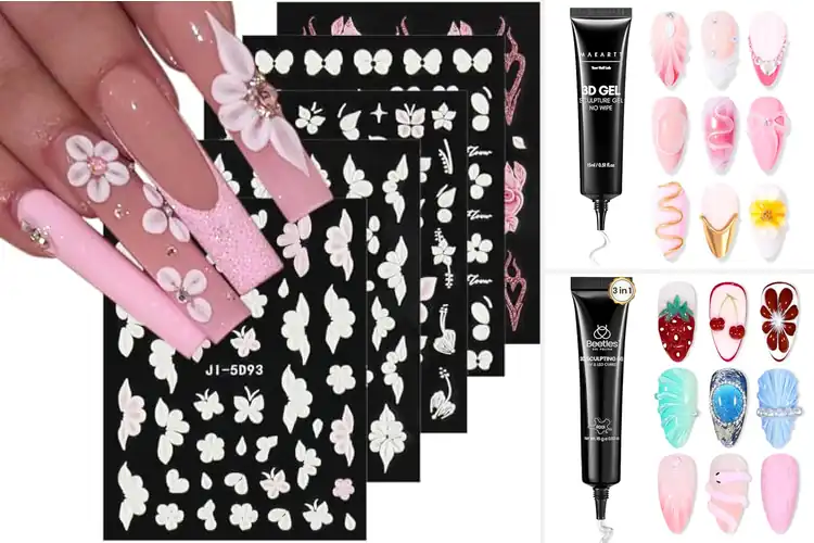 Detailed view of Best 3D Nail Arts: 10 Stunning Designs to Elevate Your Style