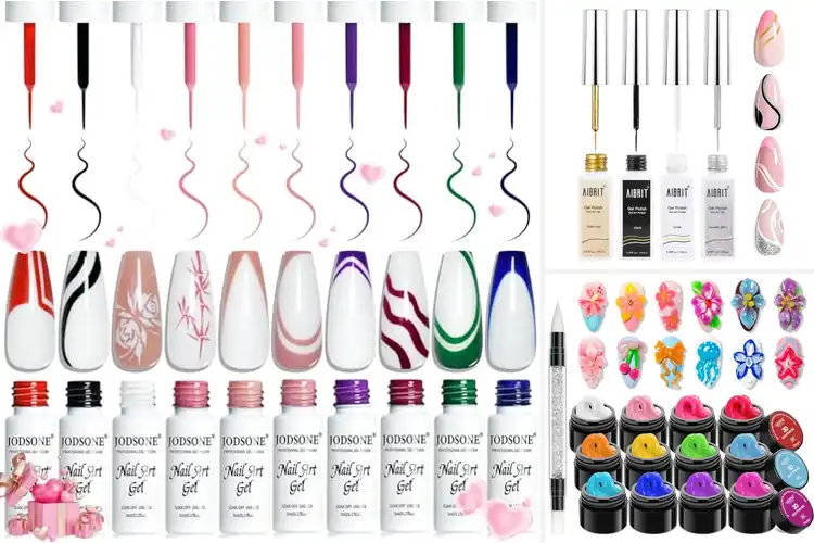Detailed view of Best AtHome Gel Nail Art Sets