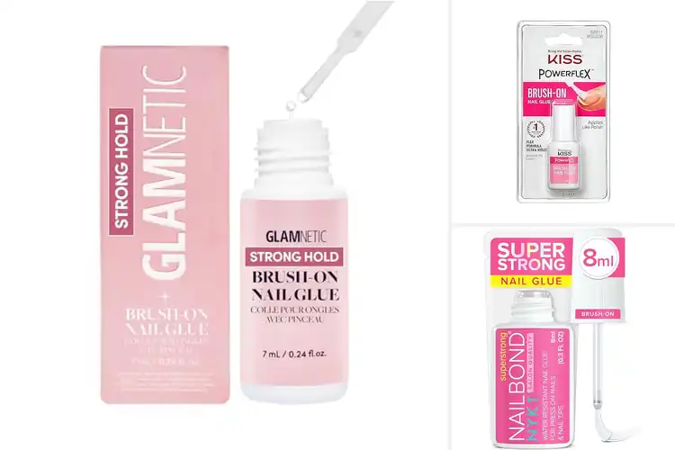Detailed view of Best Brush On Nail Glue With Precision Applicator