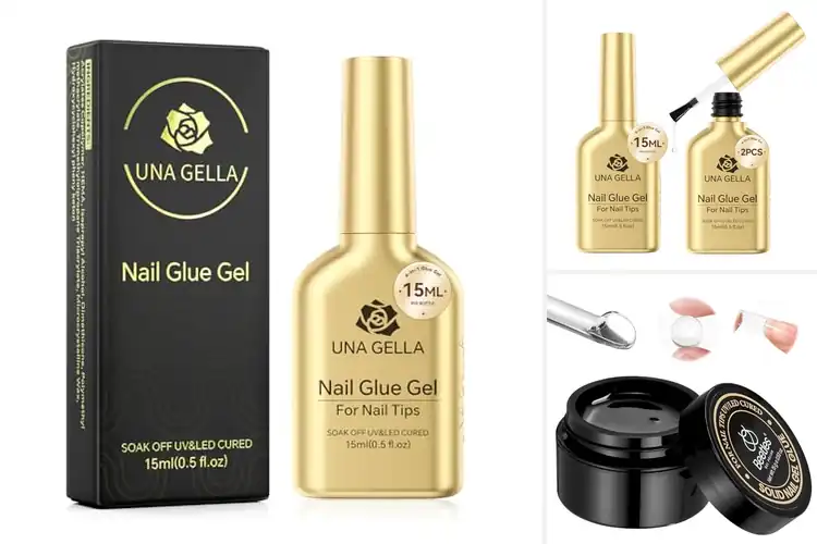 Detailed view of Best Clear Acrylic Gel Nail Tips Glue