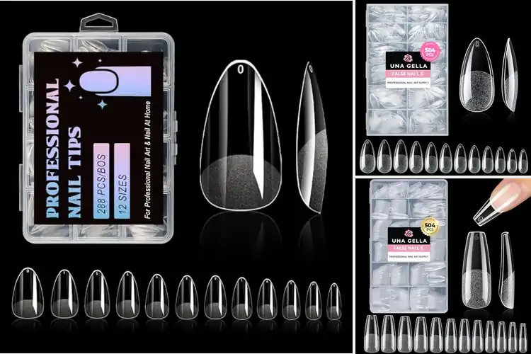 Detailed view of Best Clear Acrylic Nail Tips Gel