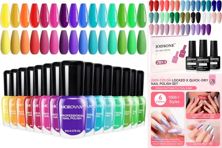 Detailed view of Best Colorful Nail Polishes