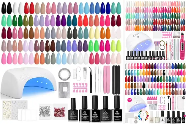 Detailed view of Best DIY Home Gel Nail Kit for Salon-Quality Nails at Home