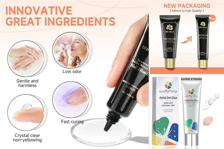 Detailed view of Best Easy-Apply Nail Glue Gels: Flawless Nails in Seconds