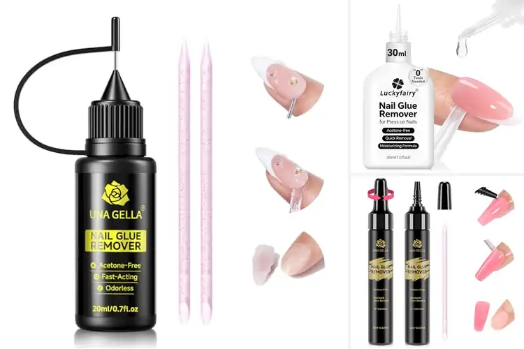 Detailed view of Best Easy Removal Nail Glue Gel No Nail Damage