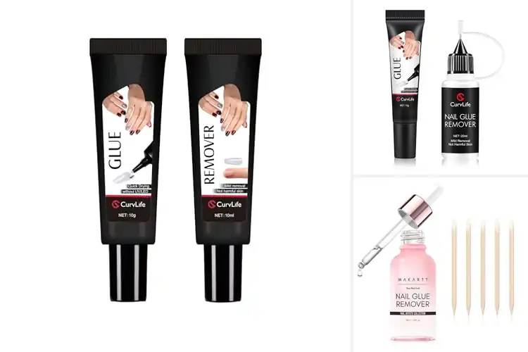 Detailed view of Best Easy Removal Nail Glue Gel Without Nail Damage