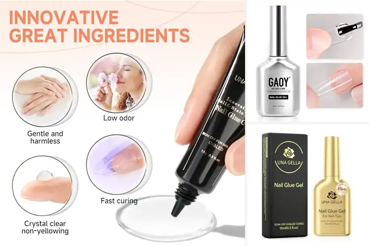 Detailed view of Best Easy To Use Nail Glue Gel Bottle For Tips