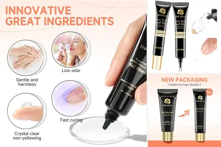 Detailed view of Best Fast Curing Nail Glue Gel