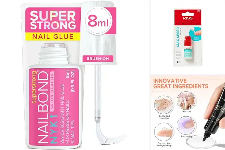 Detailed view of Best For Nail Tips And Fake Nails Glue