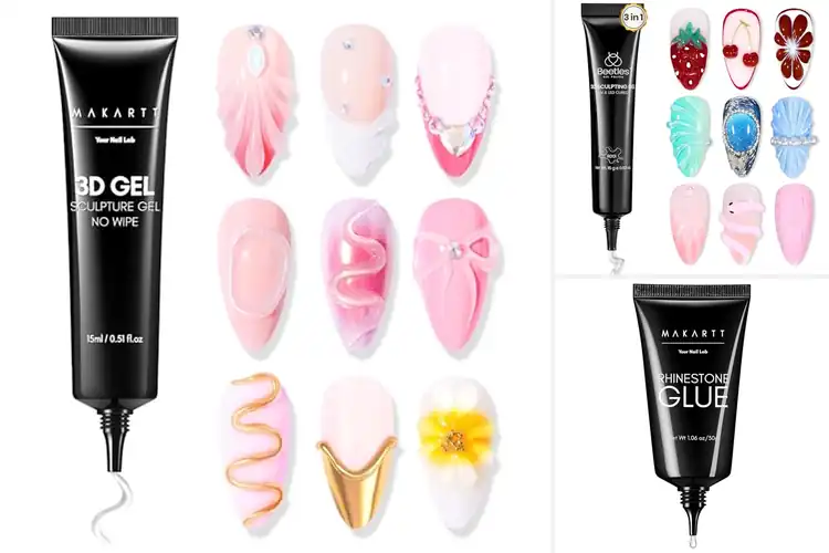 Detailed view of Best Gel Glue For 3D Nail Art