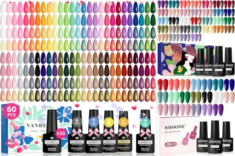 Detailed view of Best Gel Nail Polish Color Variety