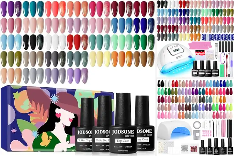 Detailed view of Best Gel Nail Polish Gift Sets for Salon-Quality at Home