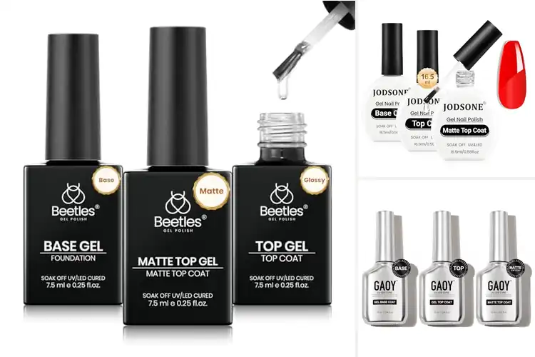 Detailed view of Best Gel Nail Polish With Base Glossy Matte Top Coat