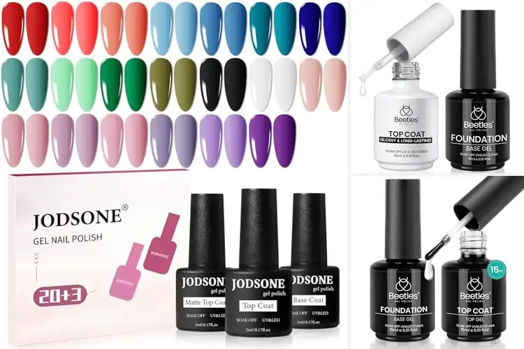 Detailed view of Best Gel Nail Polish With Base Glossy Top Coat