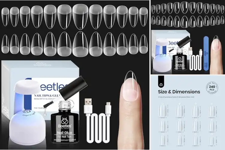 Detailed view of Best Gel Nail Tip Kits