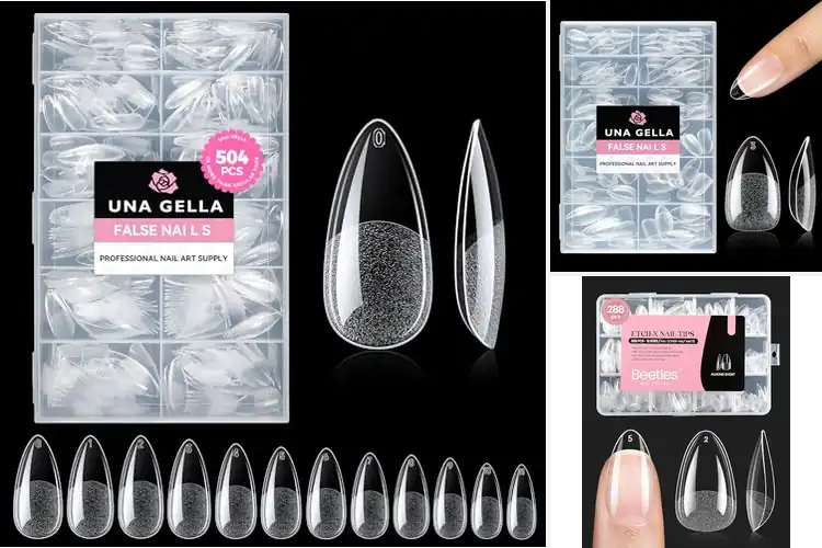 Detailed view of Best Gel Tips for Natural, Long-Lasting Nails Without Filing
