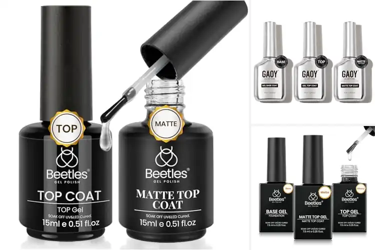 Detailed view of Best Glossy And Matte Top Coat Gel
