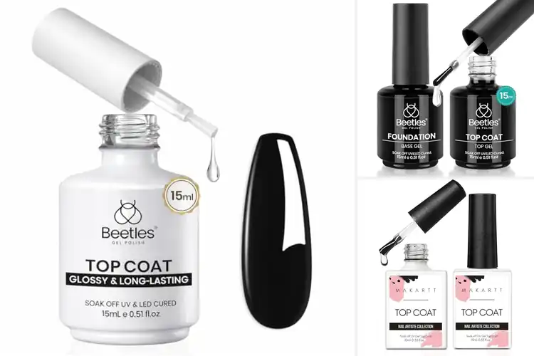 Detailed view of Best GlossyTop Coat Gel Polishes for Stunning, Lasting Shine