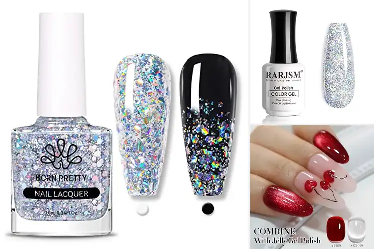 Detailed view of Best Holographic Glitter Polishes