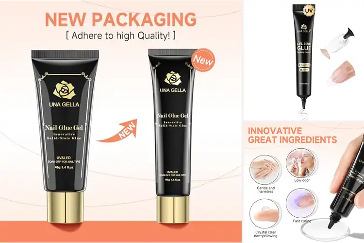 Detailed view of Best Long Lasting Nail Glue Gel Four Weeks