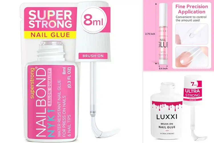 Detailed view of Best Long Lasting Nail Glues for Nail Tips