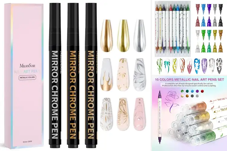 Detailed view of Best Metallic Nail Pens: Top 10 Picks for Stunning Nail Art