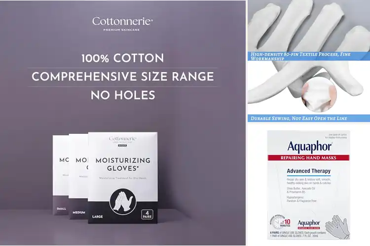 Detailed view of Best Moisturizing Gloves: Unlock Softer Hands