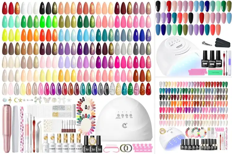 Detailed view of Best Multicolored Gel Nail Kits: Salon-Quality Nails at Home