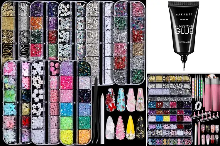 Detailed view of Best Nail Art Gems: Sparkle & Shine with Easy DIY Tips