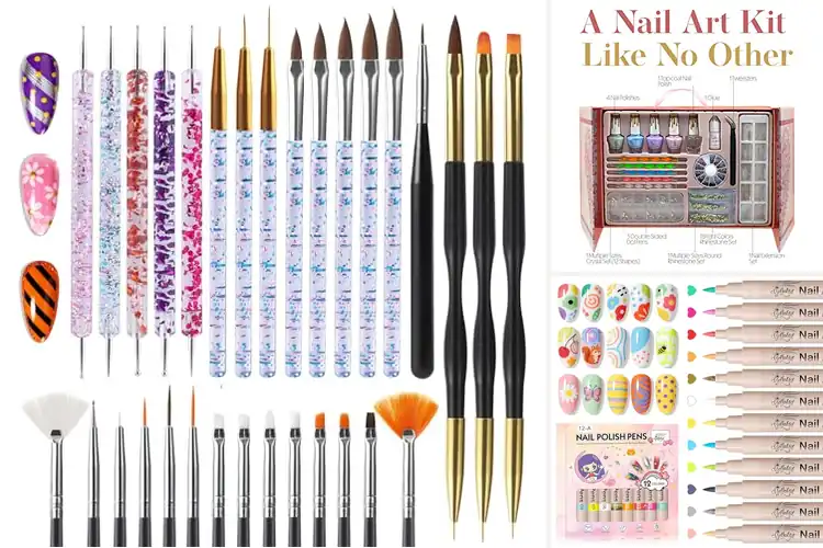 Detailed view of Best Nail Art Gift Set: Create Stunning Designs Easily
