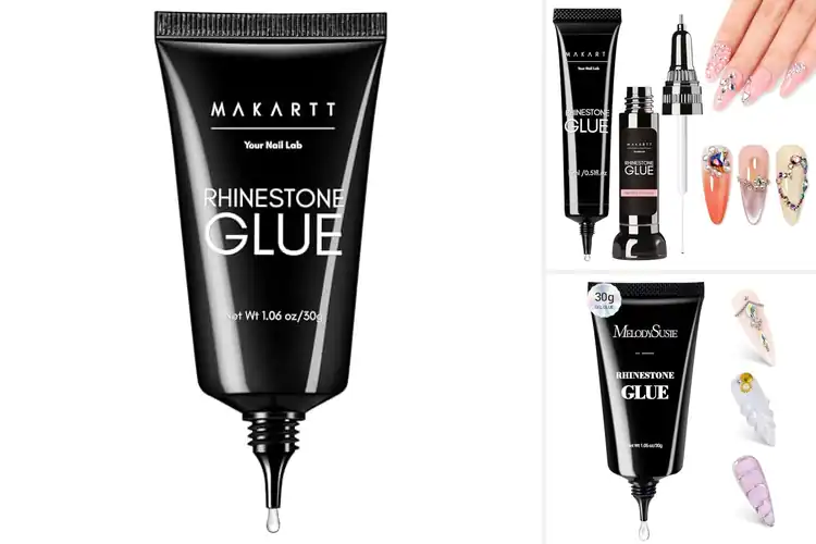Detailed view of Best Nail Glues for Rhinestones