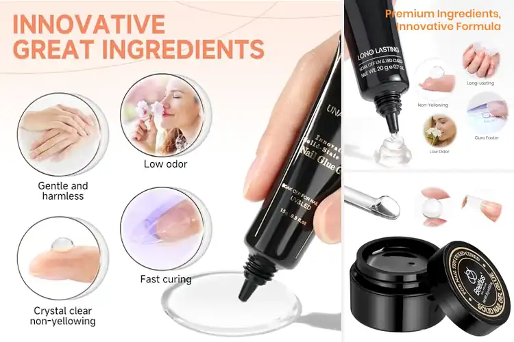 Detailed view of Best Nail Tips Adhesive Gel