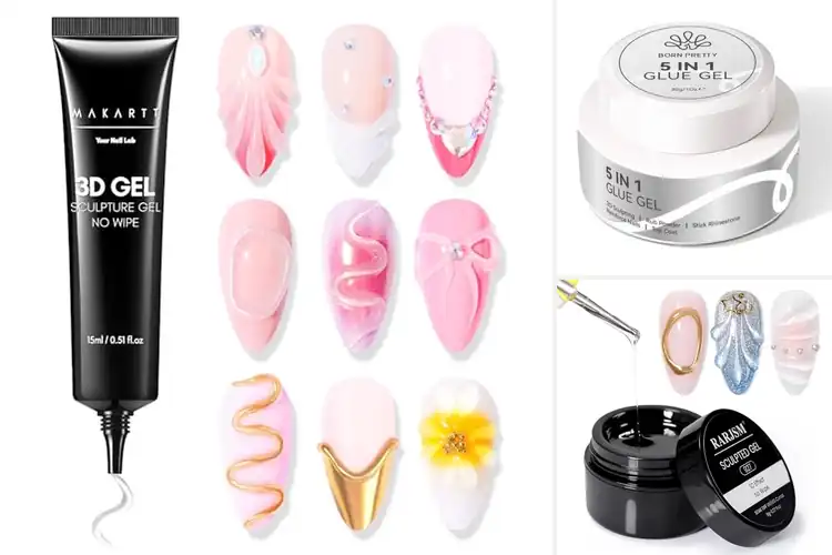 Detailed view of Best No Brush Design Nail Glue Gel