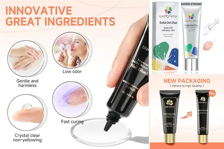 Detailed view of Best Non-Toxic Nail Glue Gels