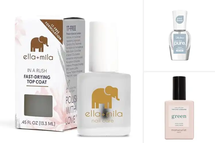 Detailed view of Best Non-Toxic Nail Top Coats: Vegan, Chip-Resistant Shine