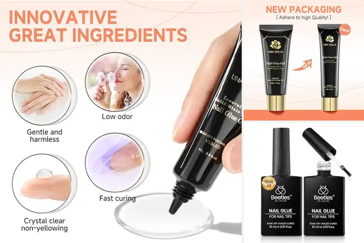 Detailed view of Best Odorless Nail Glue Gel: 10 Flawless Options