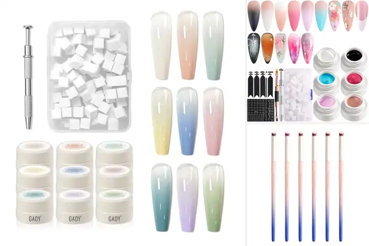 Detailed view of Best Ombre Nail Design Kit: Vibrant Gradients in Minutes