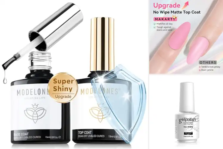 Detailed view of Best Protective Gel Finish Nails