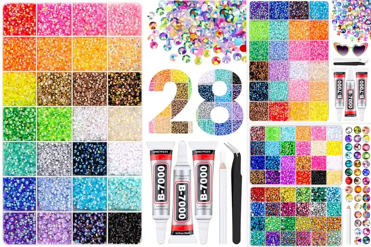 Detailed view of Best Resin Jelly Rhinestones