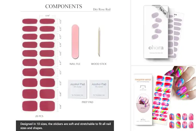 Detailed view of Best Salon Quality Gel Nail Strips