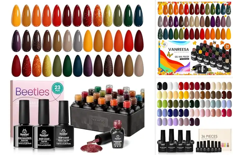 Detailed view of Best Seasonal Gel Nail Colors