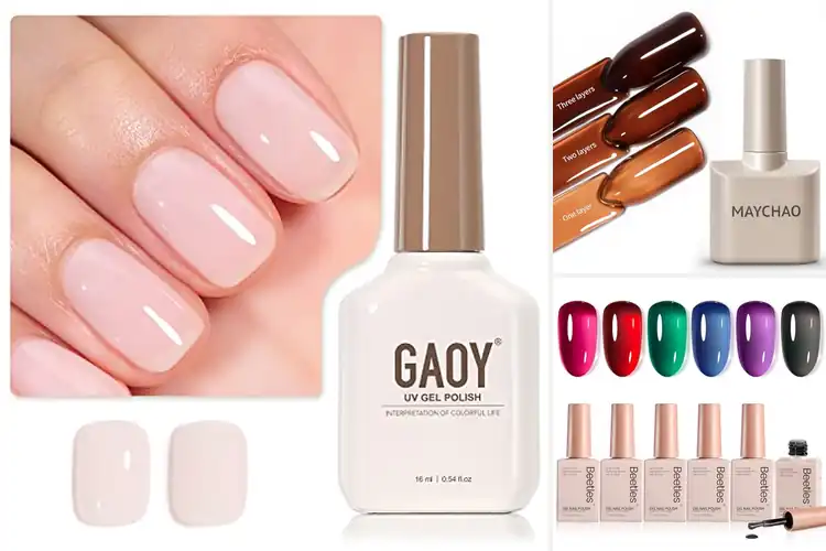 Detailed view of Best Sheer Gel Polishes: Natural Elegance, Long-Lasting Wear