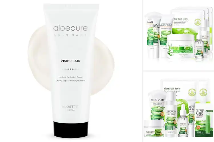 Detailed view of Best Skin Care Products with Aloe