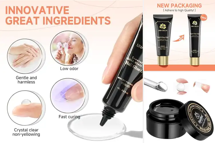 Detailed view of Best Solid Gel Nail Glue For Curing