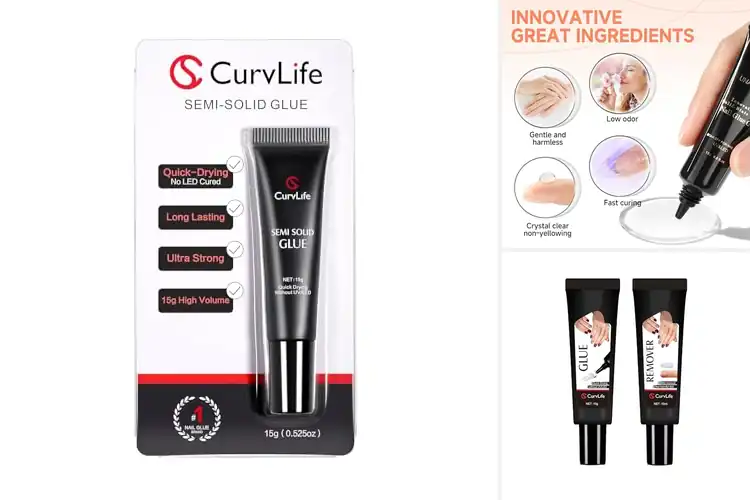 Detailed view of Best Solid Nail Glue For Quick Curing