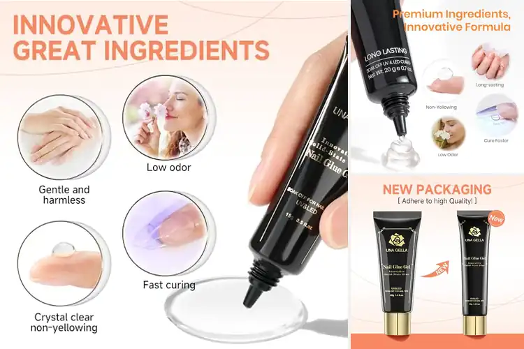 Detailed view of Best Solid Nail Glue Gel For Nail Extensions