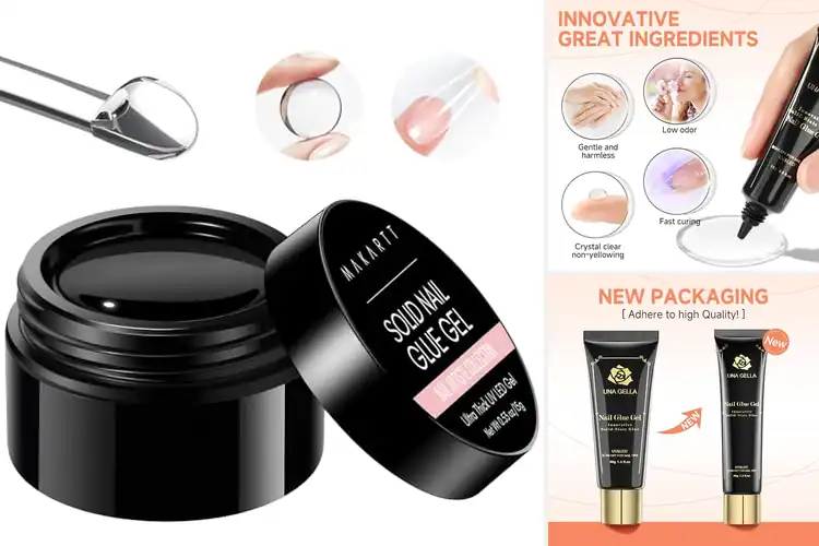 Detailed view of Best Solid Nail Glue Gel For Nail Tips